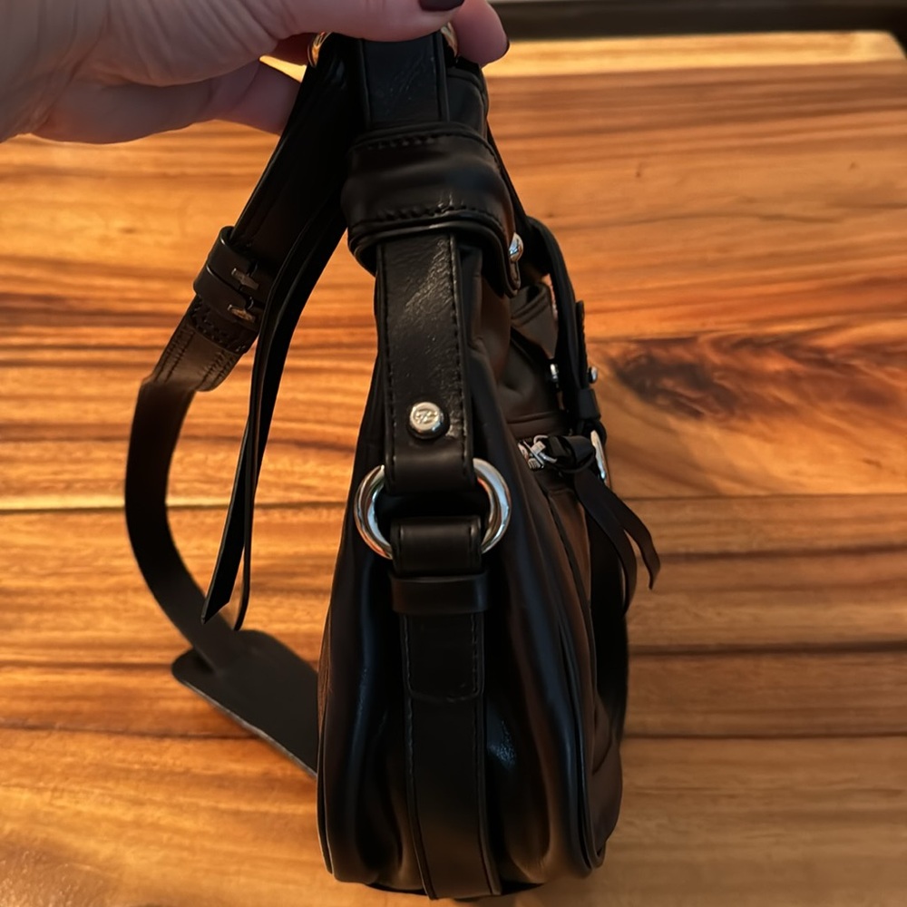 NWT Francesco black leather bag - Picture 4 of 8